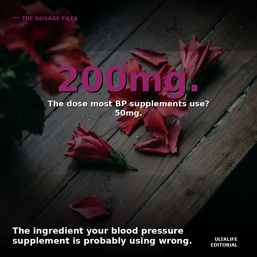 The Ingredient Your Blood Pressure Supplement Is Probably Using Wrong
