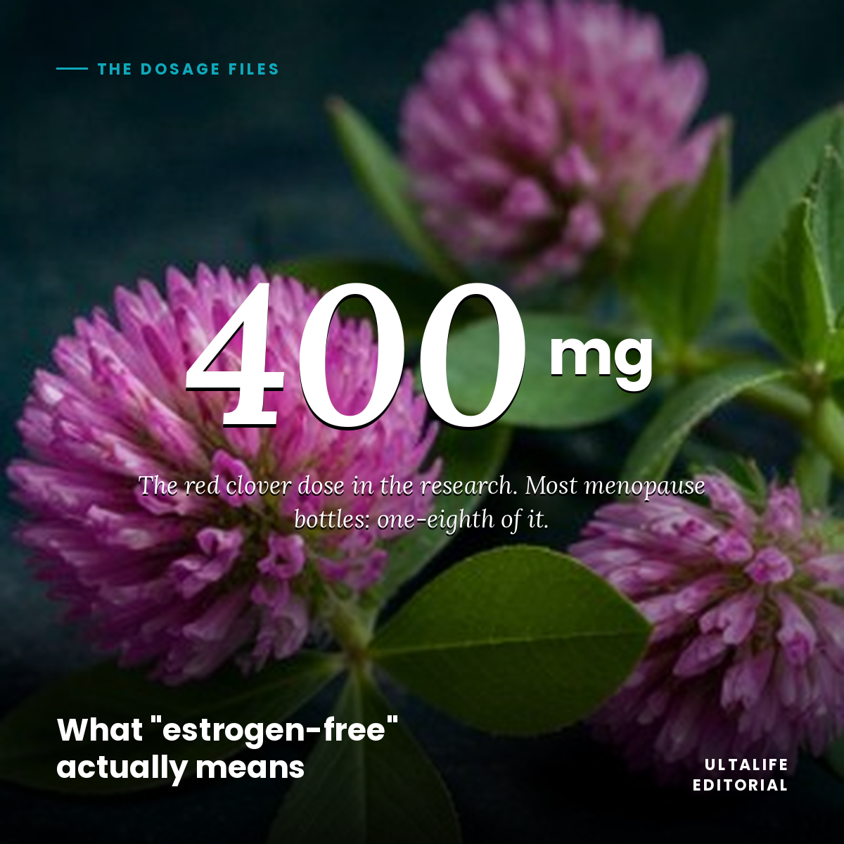 What "Estrogen-Free" Actually Means on a Menopause Supplement