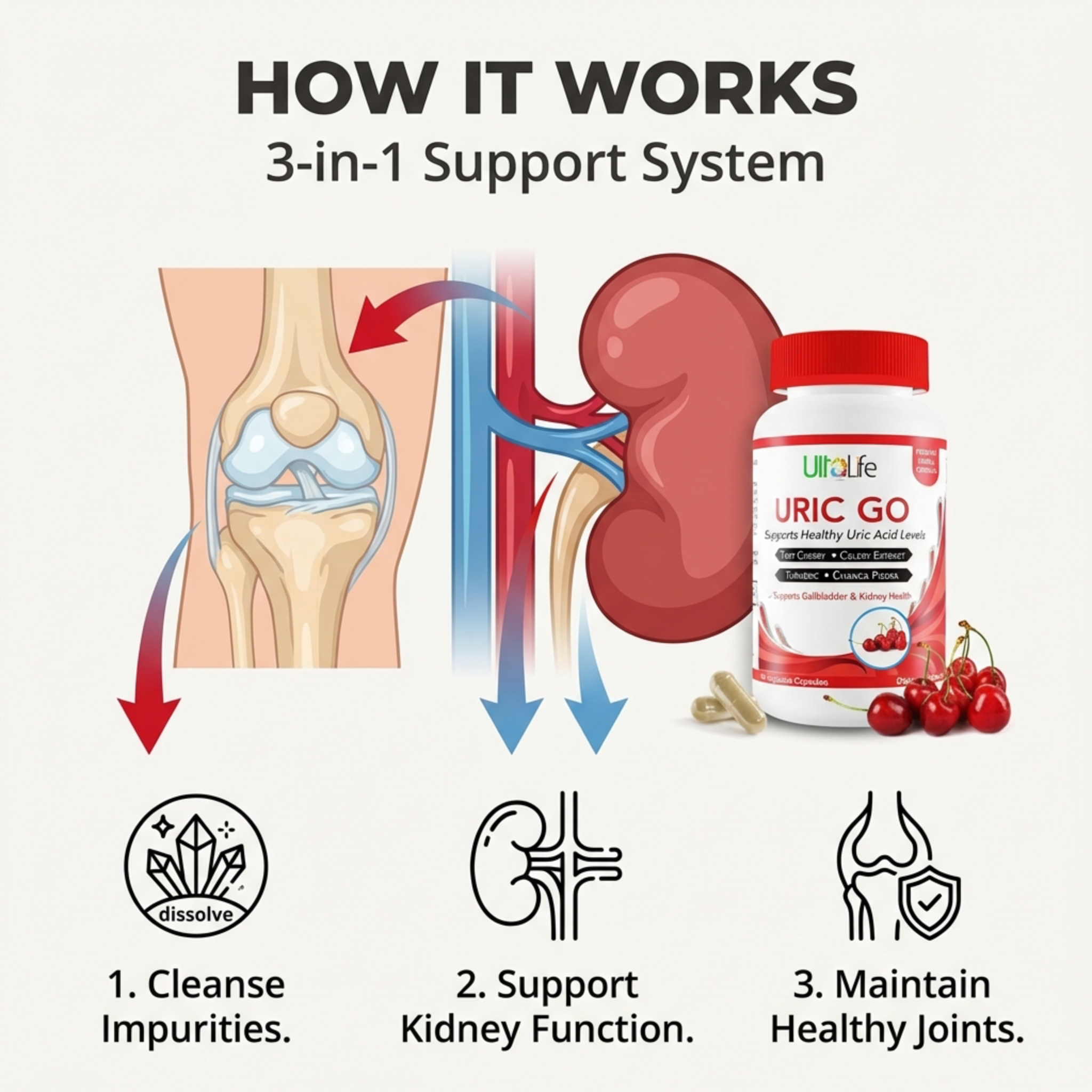 URIC GO — Uric Acid & Joint Support