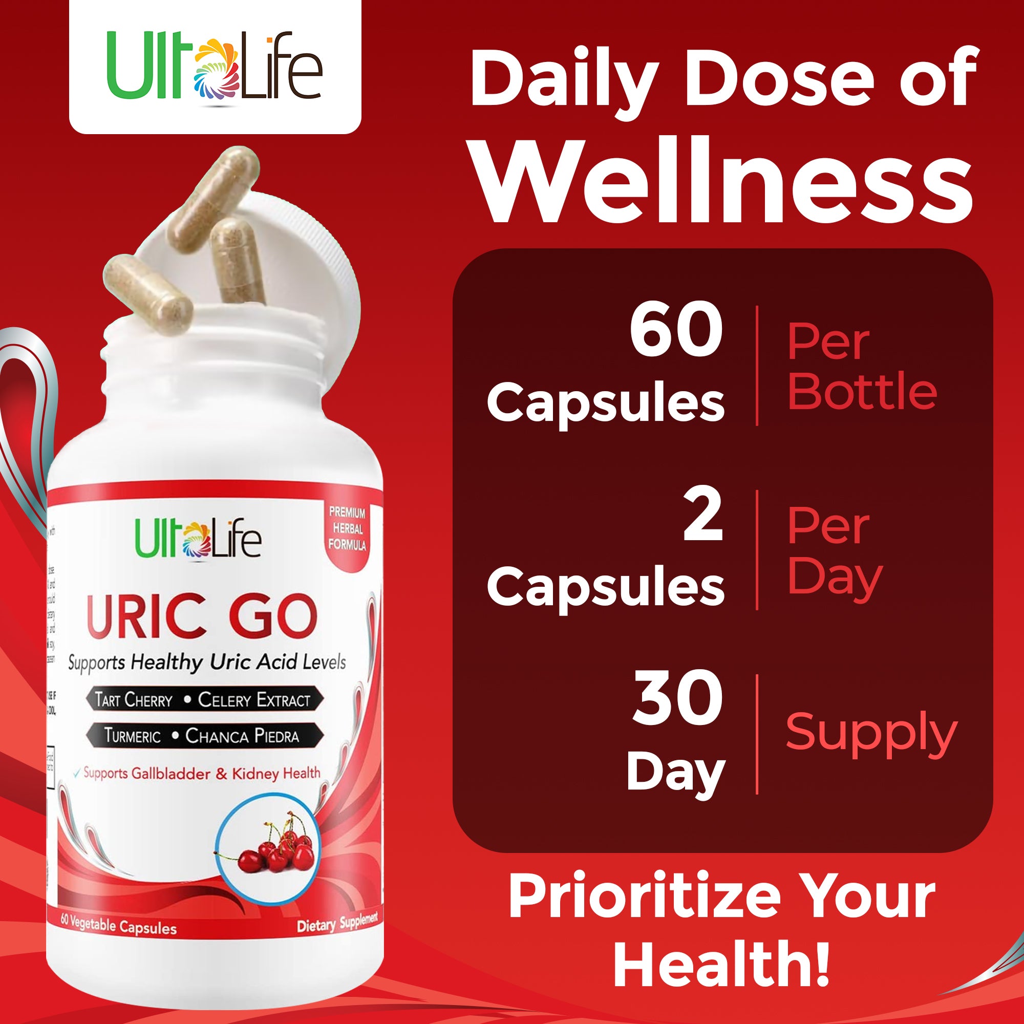 URIC GO — Uric Acid & Joint Support
