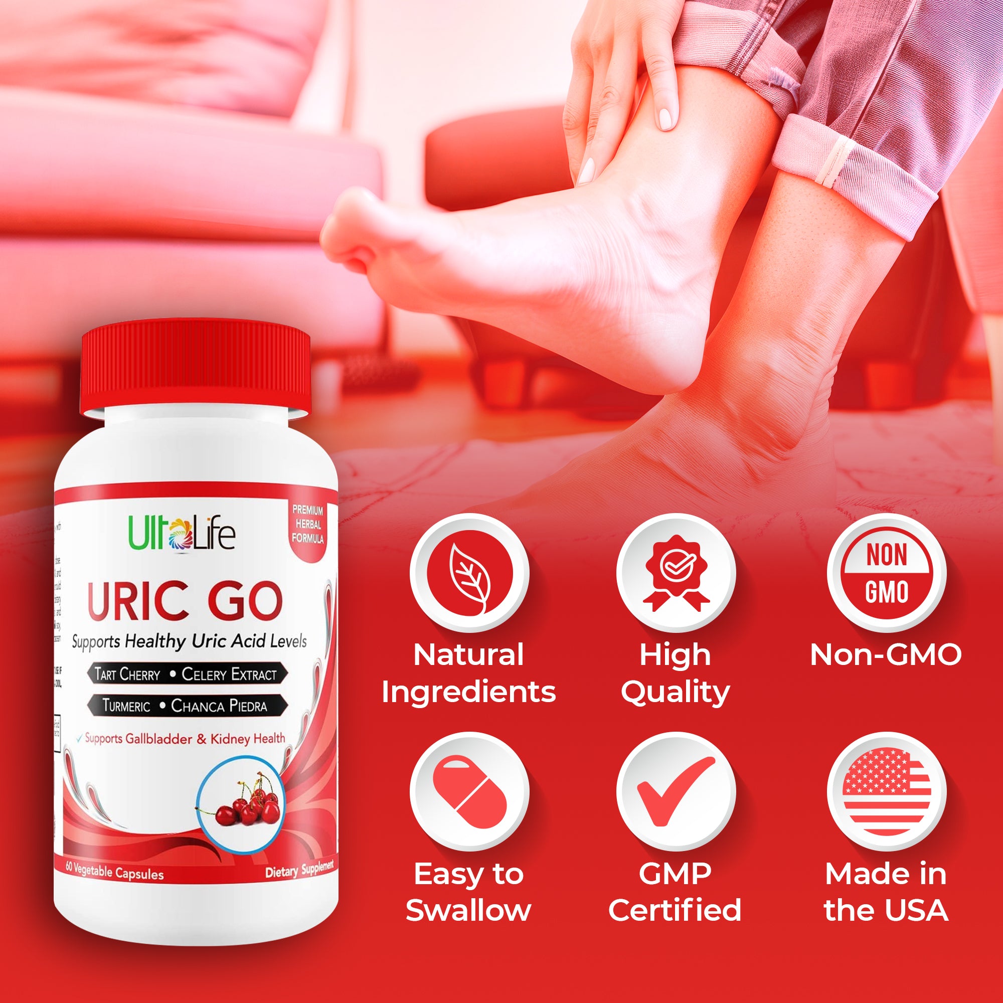 URIC GO — Uric Acid & Joint Support