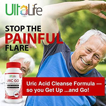 ULTALIFE URIC GO Uric Acid Cleanse Support Supplement