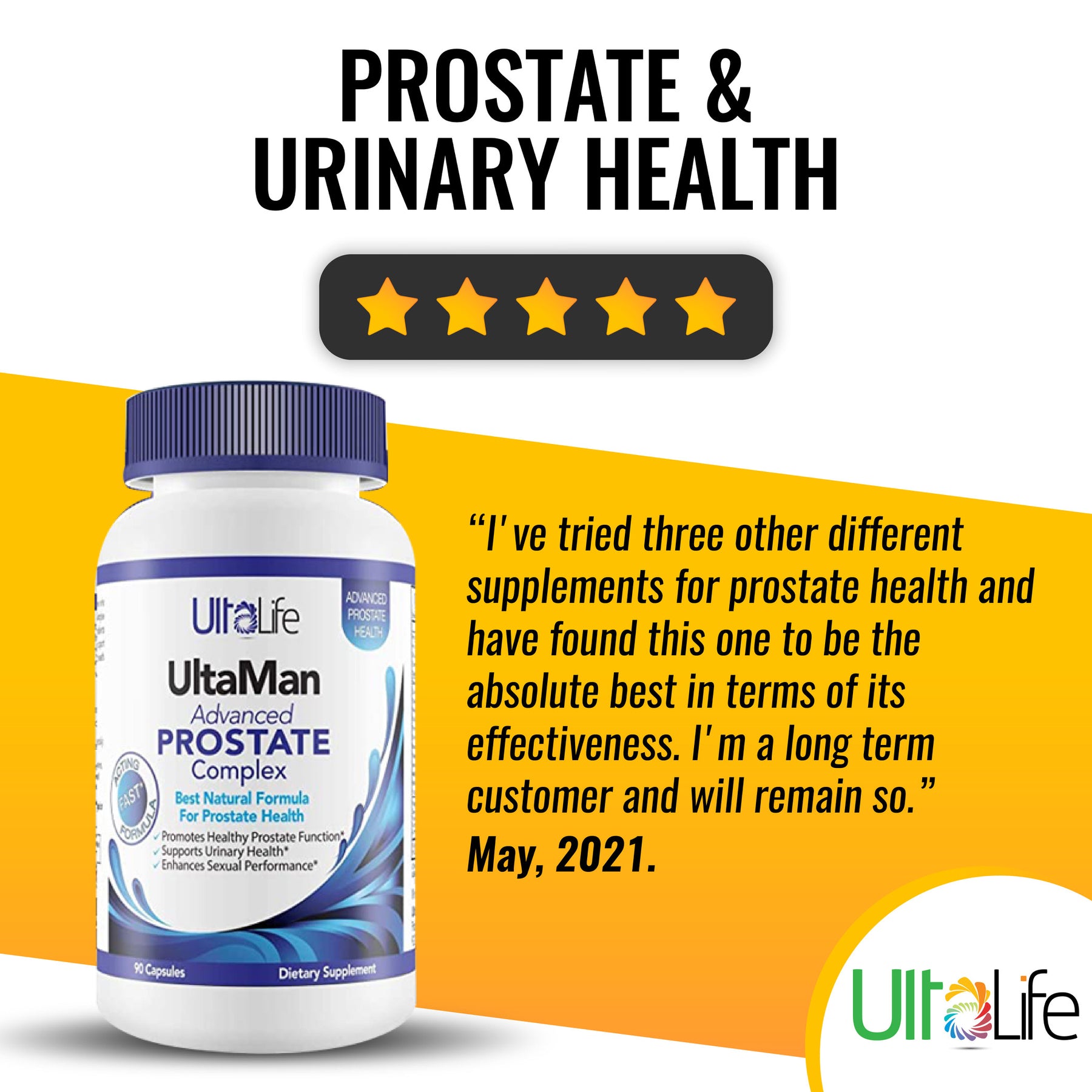 ULTALIFE UltaMan Advanced Prostate Complex – UltaLife